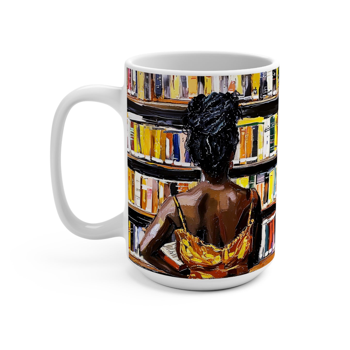 Black Bookstore Mug