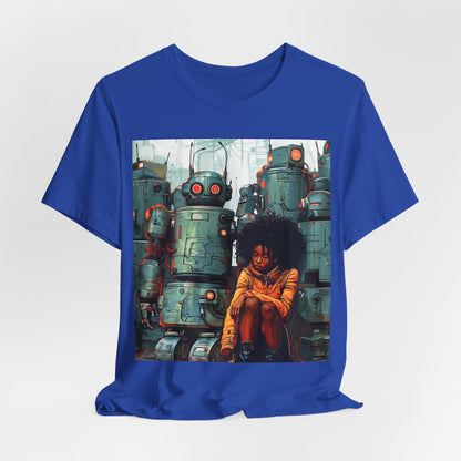 Girl with Bots Shirt