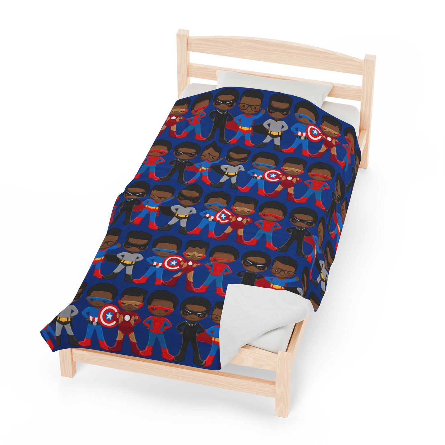 Boy Power Throw Blanket