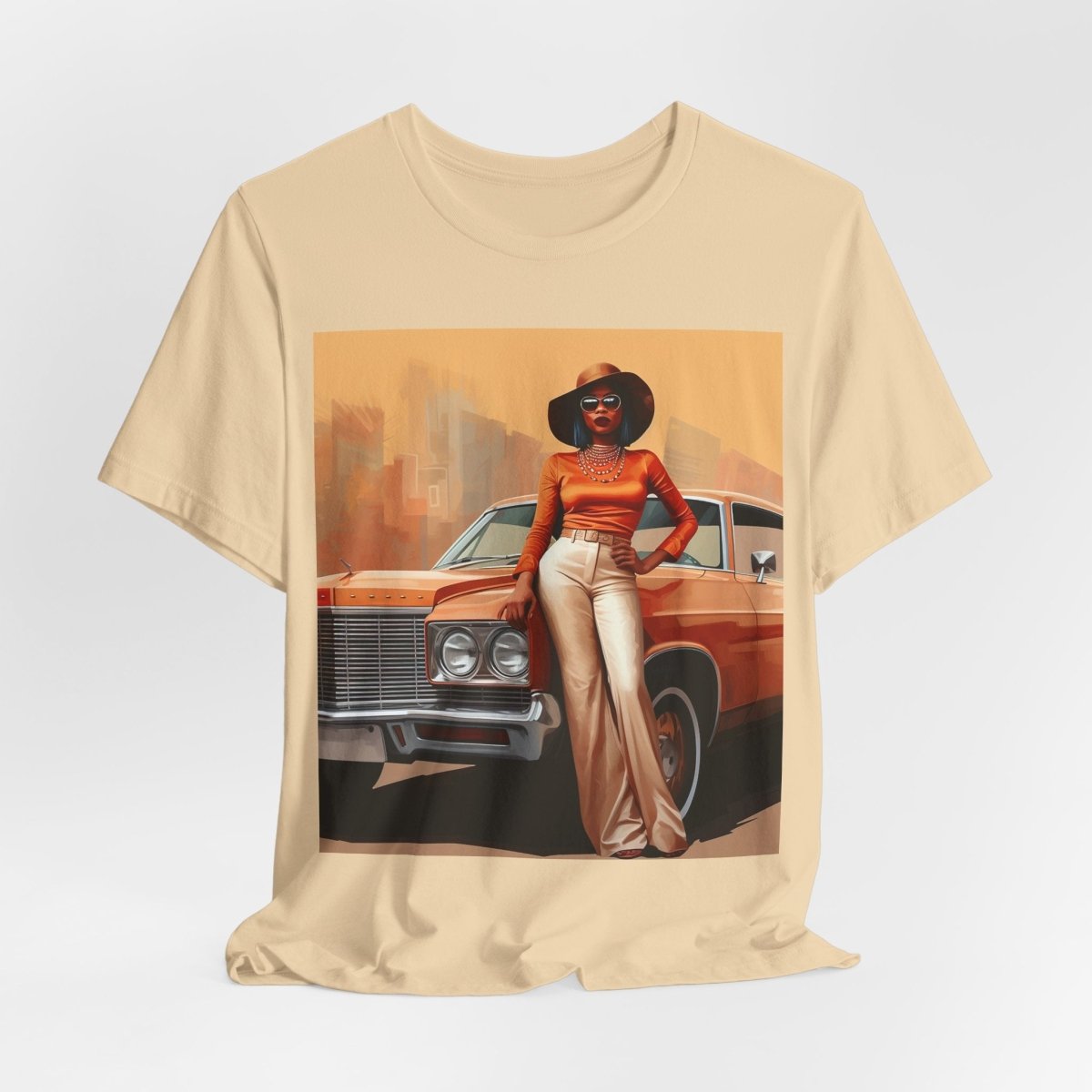 70s Classic Woman Shirt - Afrocentric Art by The Trini Gee