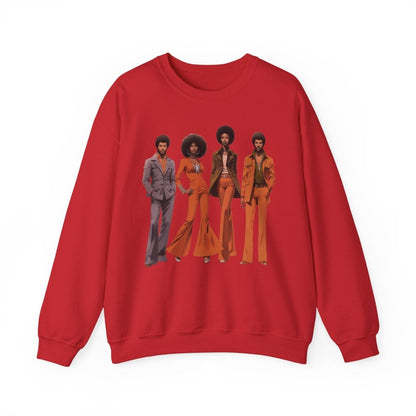70s People Sweatshirt - Afrocentric Art by The Trini Gee