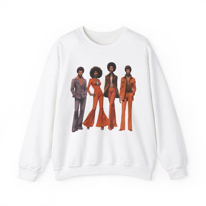 70s People Sweatshirt - Afrocentric Art by The Trini Gee