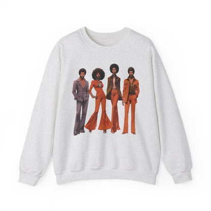 70s People Sweatshirt - Afrocentric Art by The Trini Gee