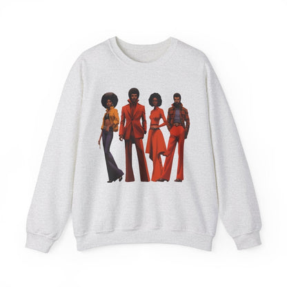 70s People Sweatshirt - Afrocentric Art by The Trini Gee