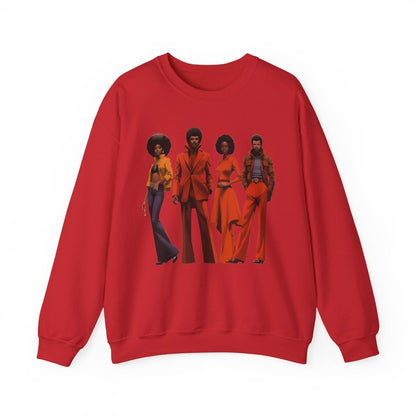 70s People Sweatshirt - Afrocentric Art by The Trini Gee