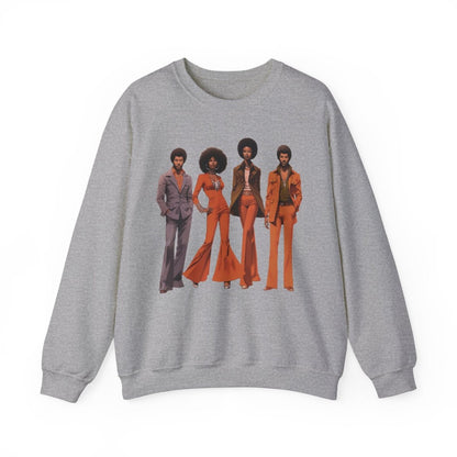 70s People Sweatshirt - Afrocentric Art by The Trini Gee