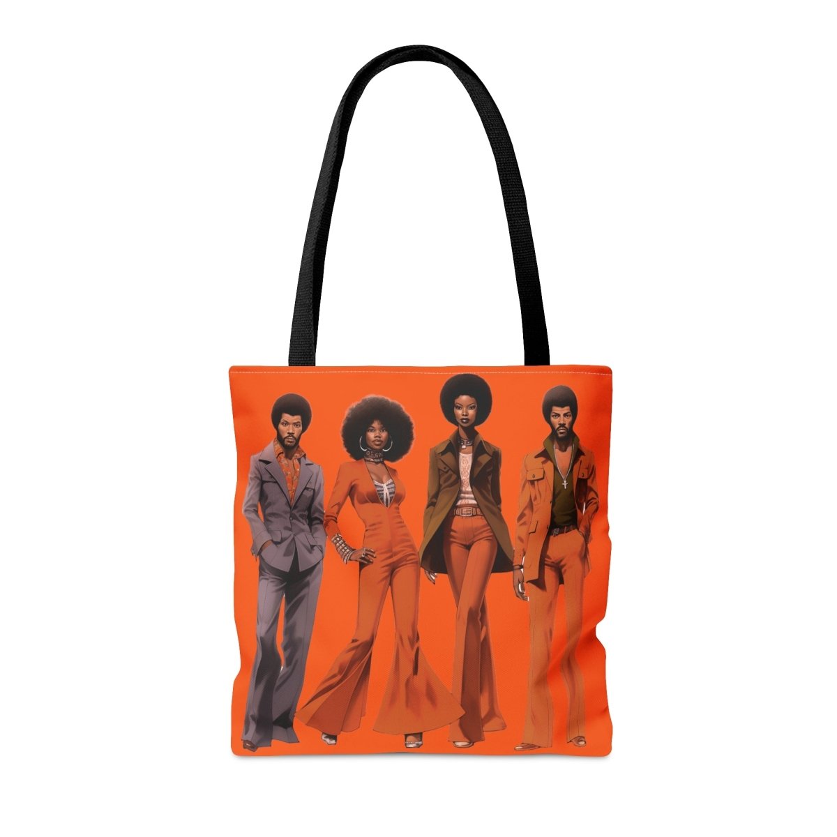 70s People Tote Bag - Afrocentric Art by The Trini Gee