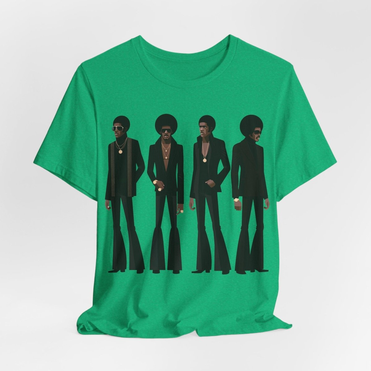 70s Soul Men T-Shirt - Afrocentric Art by The Trini Gee
