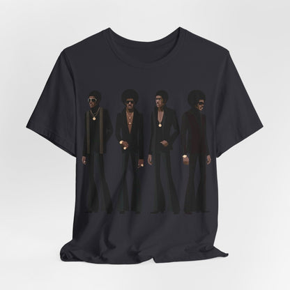 70s Soul Men T-Shirt - Afrocentric Art by The Trini Gee