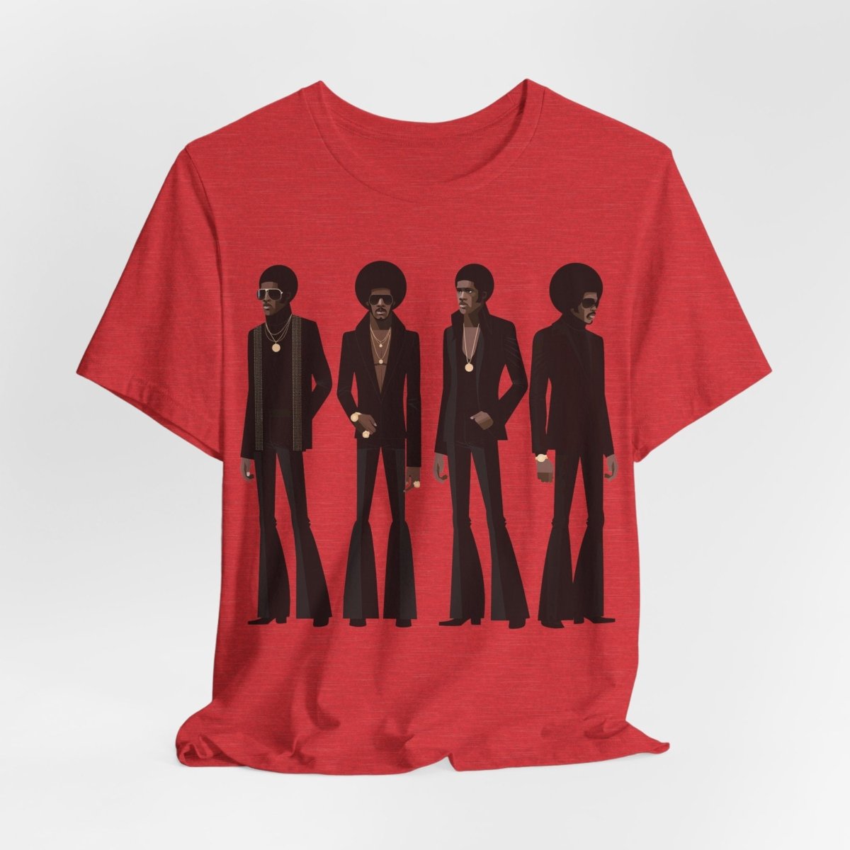 70s Soul Men T-Shirt - Afrocentric Art by The Trini Gee