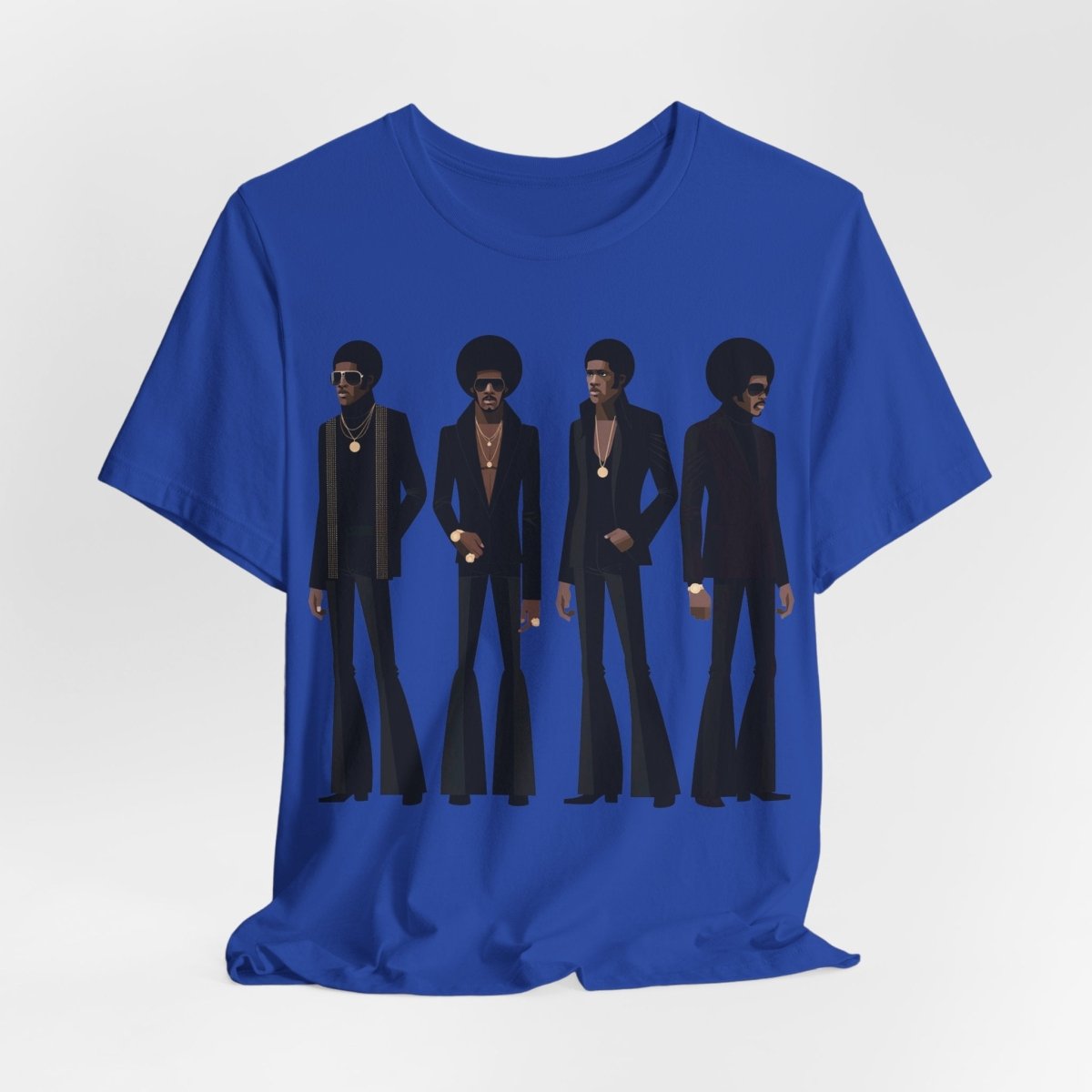 70s Soul Men T-Shirt - Afrocentric Art by The Trini Gee