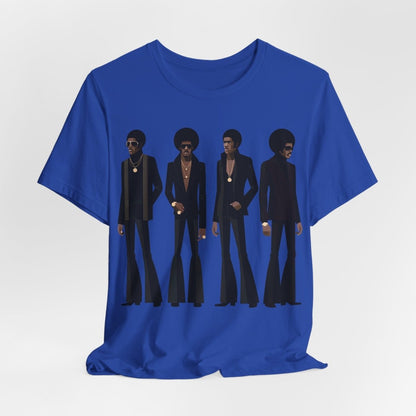 70s Soul Men T-Shirt - Afrocentric Art by The Trini Gee