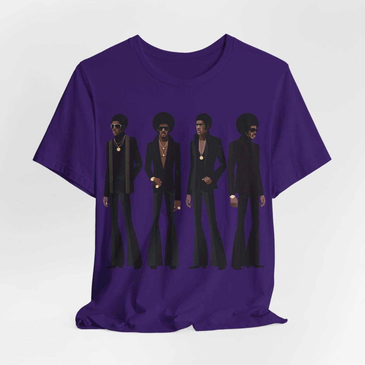 70s Soul Men T-Shirt - Afrocentric Art by The Trini Gee
