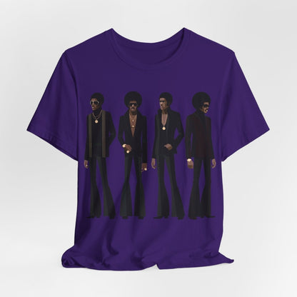 70s Soul Men T-Shirt - Afrocentric Art by The Trini Gee