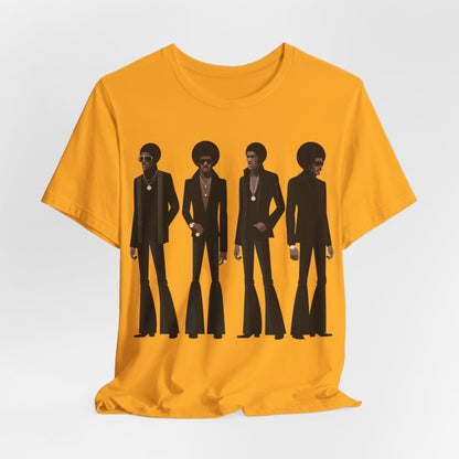 70s Soul Men T-Shirt - Afrocentric Art by The Trini Gee