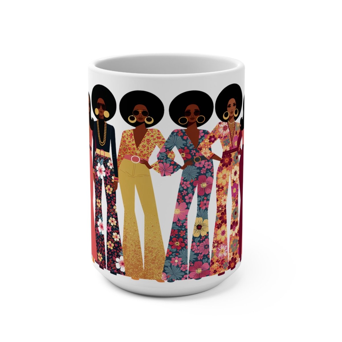 70s Soul Sis Mug - Afrocentric Art by The Trini Gee