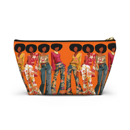 70s Soul Sisters T - bottom Pouch - Afrocentric Art by The Trini Gee