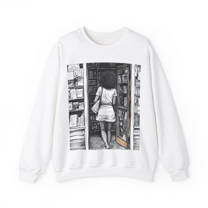 Bookstore Scene Sweatshirt