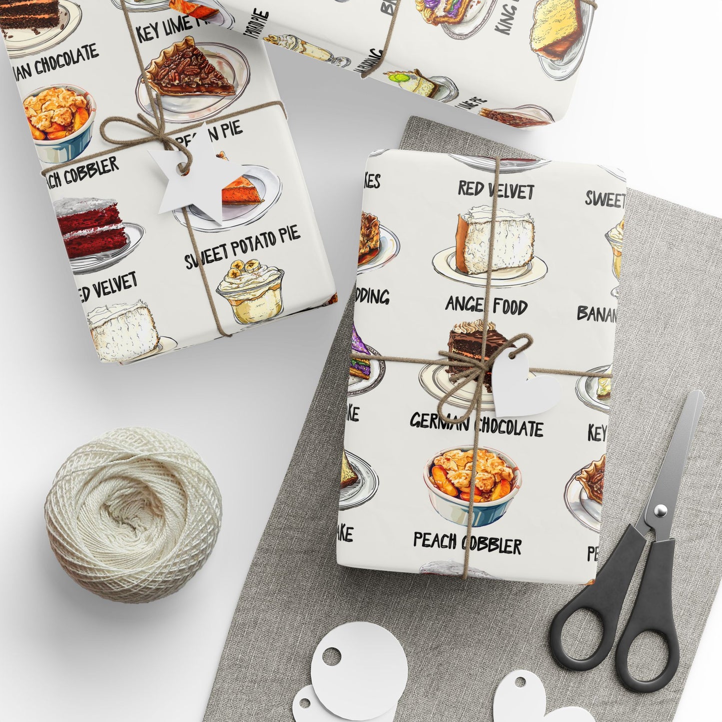 Soul Food Desserts Wrapping Paper