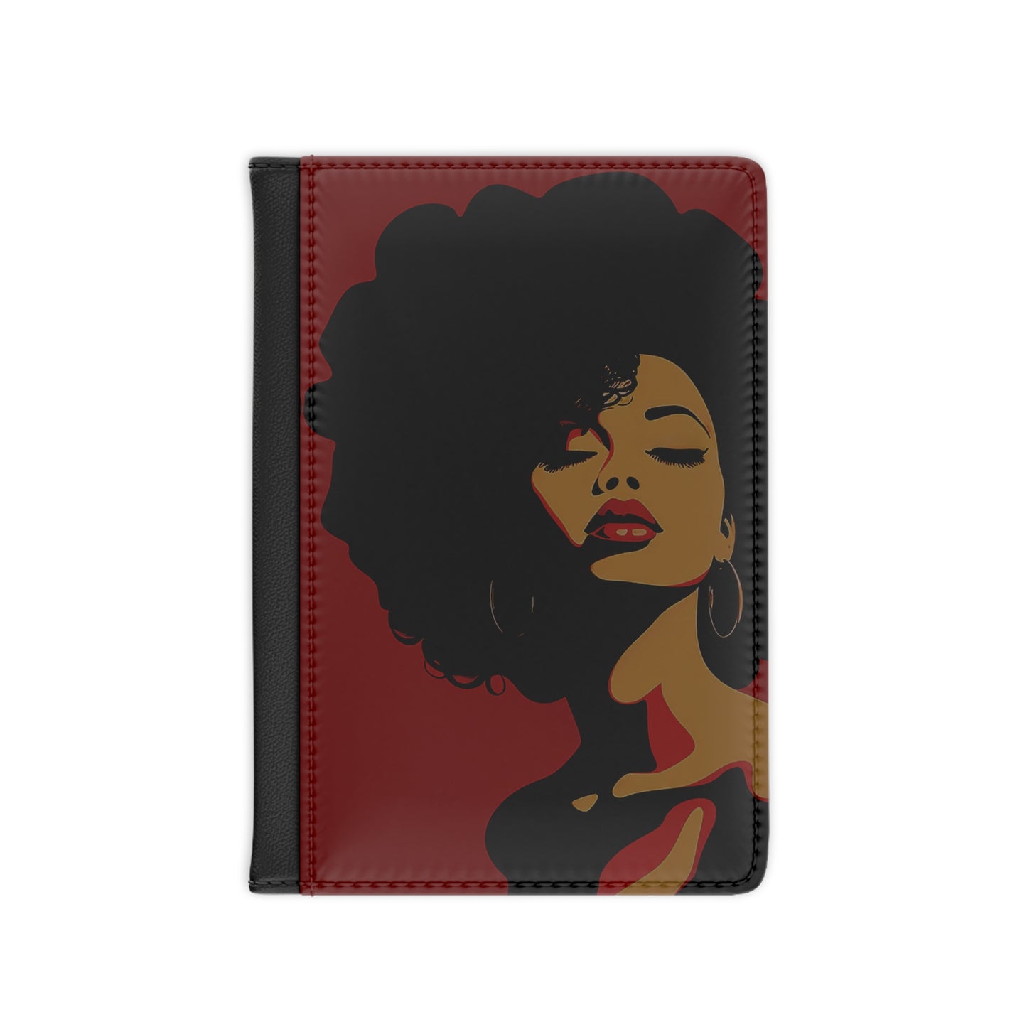 Afro Woman Passport Cover