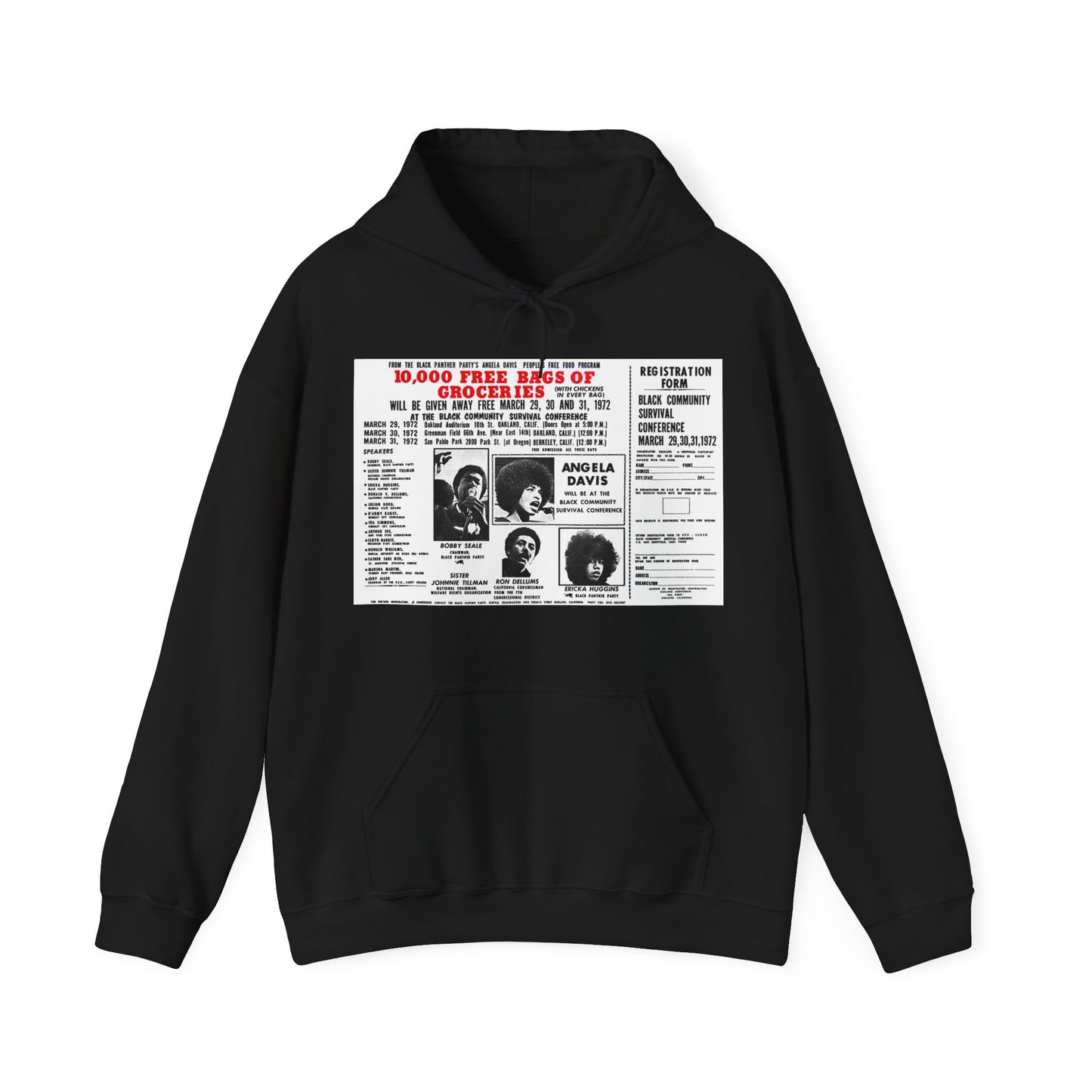 Panther Party Free Groceries Hoodie