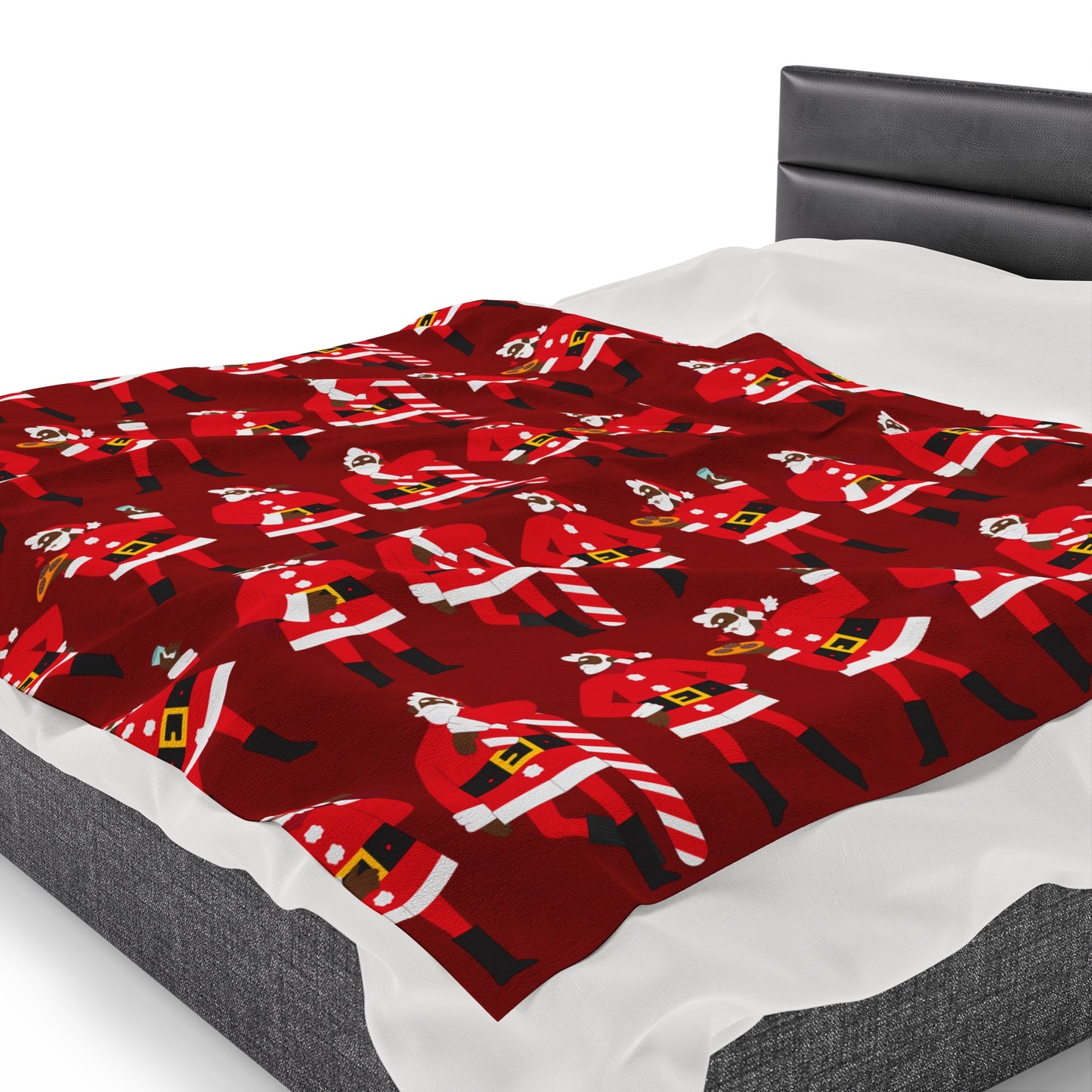 Black Santa Blanket