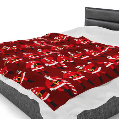 Black Santa Blanket