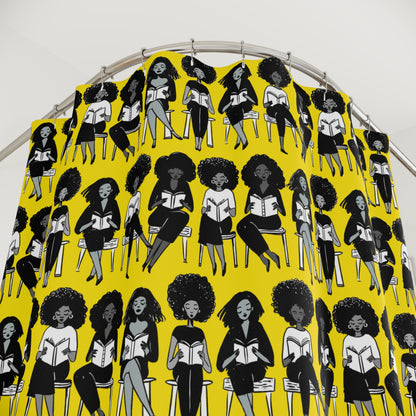 Reading Girls Shower Curtain