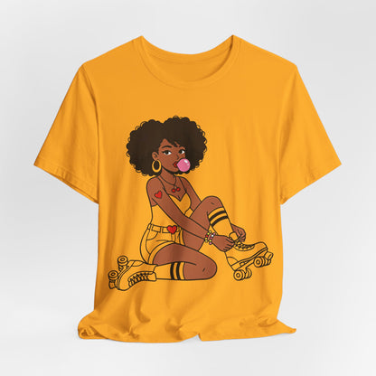 Afro Roller Girl Shirt