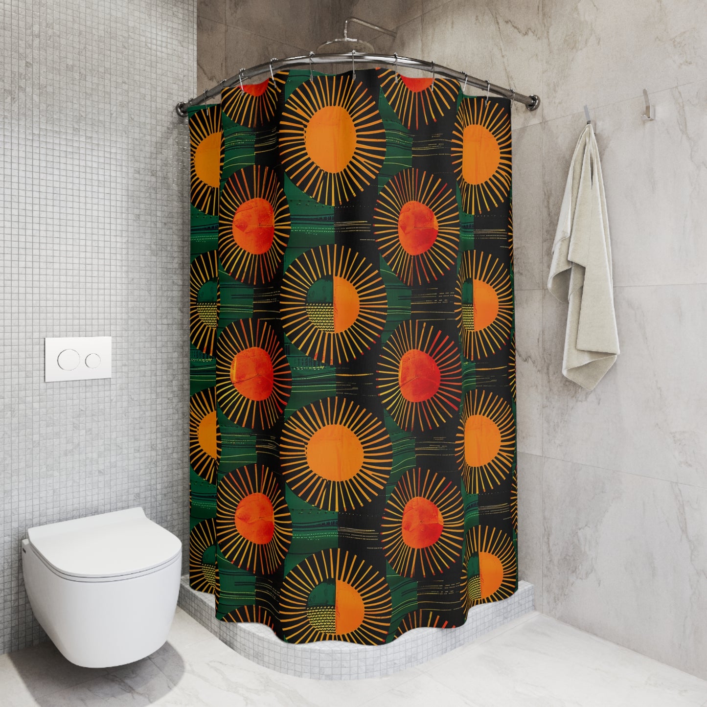 Sunburst Shower Curtain
