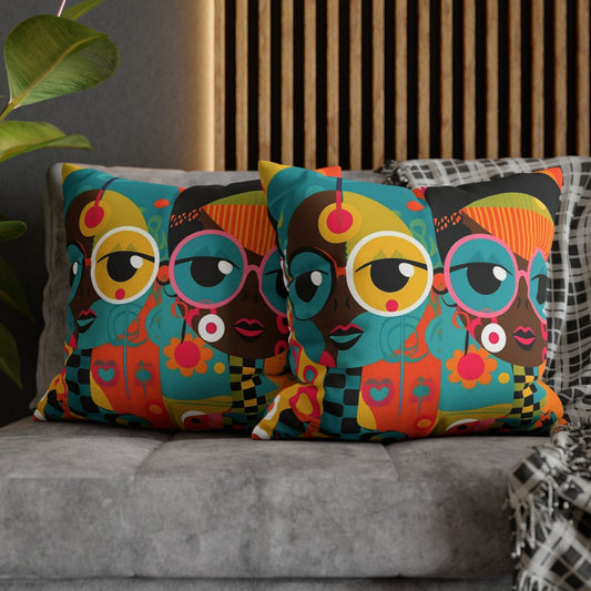 Abstract Duo Pillow