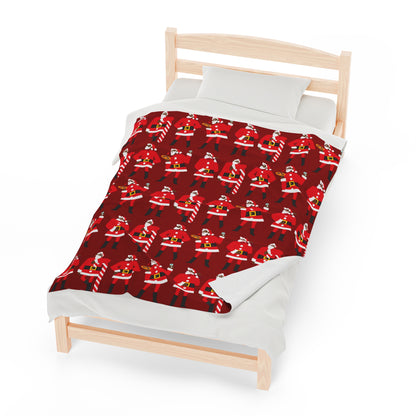 Black Santa Blanket