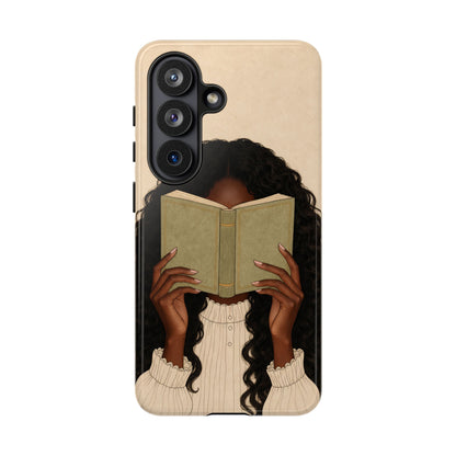 Girl Reading Phone Case