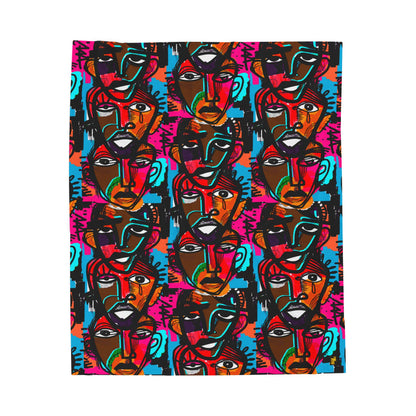 Abstract Men Blanket