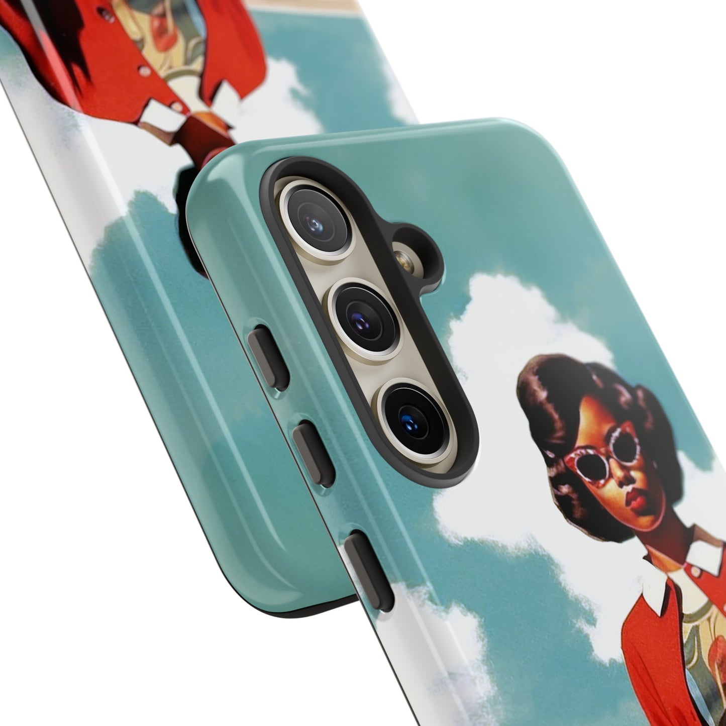 Old School Girl Phone Case