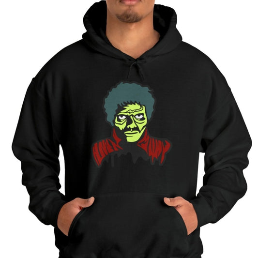 80s Zombie Hoodie - Afrocentric Art by The Trini Gee