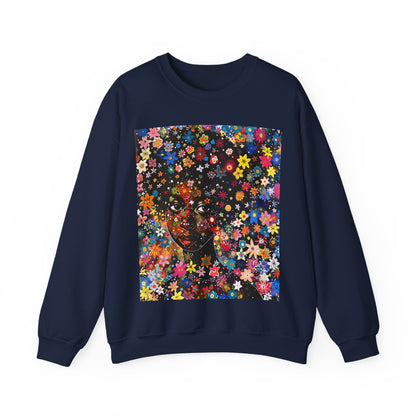 Floral Face Sweatshirt