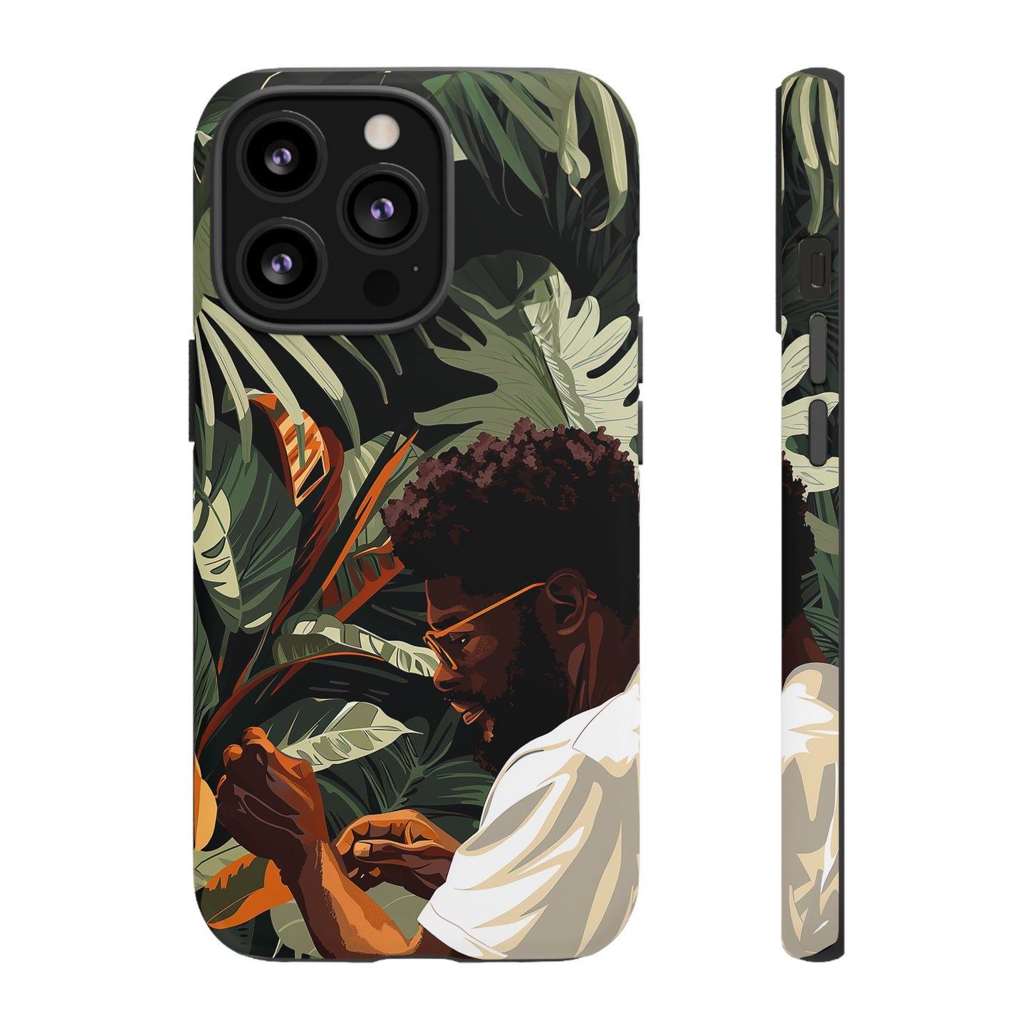 Man with Plants Phone Case