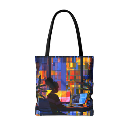 Computer Girl Tote Bag