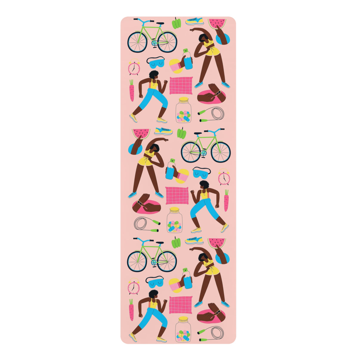 Active Afro Workout Yoga Mat