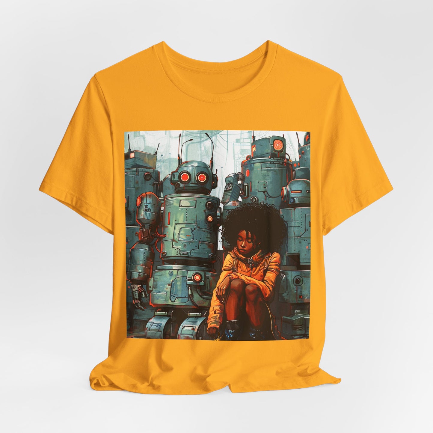 Girl with Bots Shirt