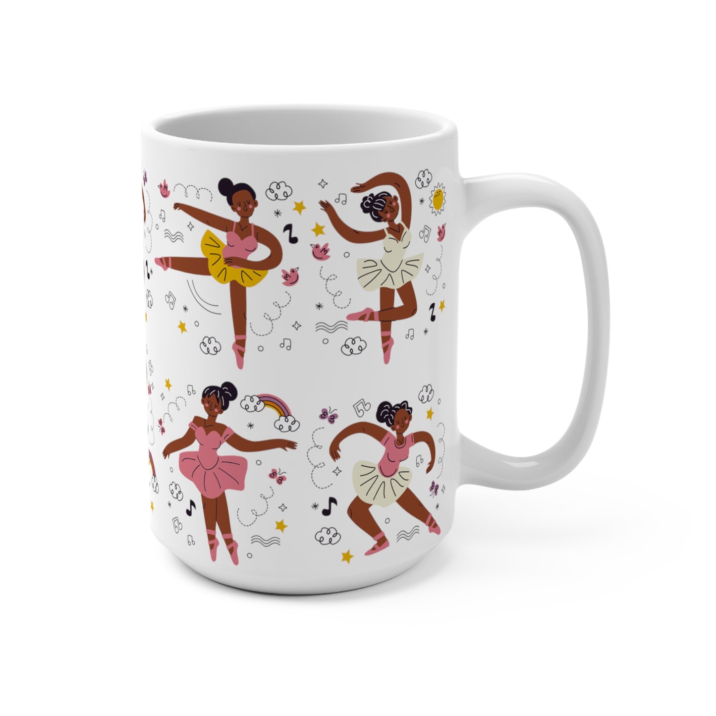 Ballerina Cartoon Mug