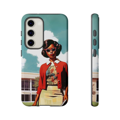 Old School Girl Phone Case