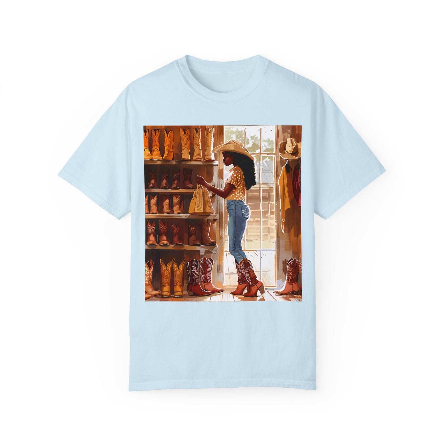 Cowgirl Shopping Shirt - Comfort Colors