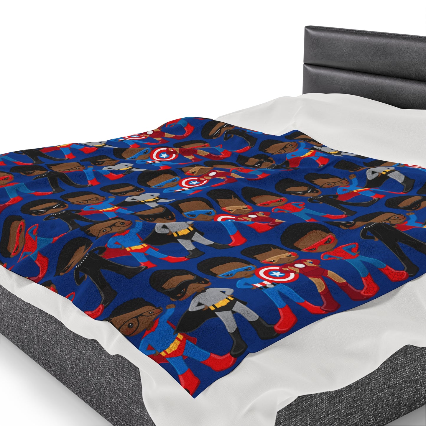 Boy Power Throw Blanket