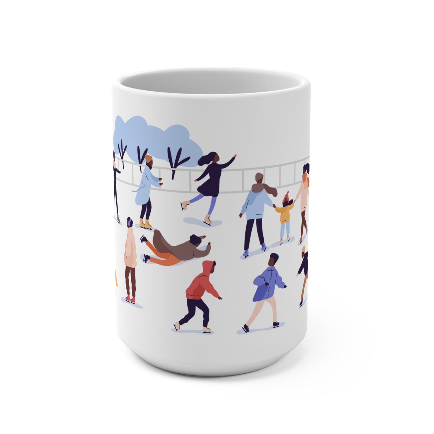 Black Ice Skaters Mug