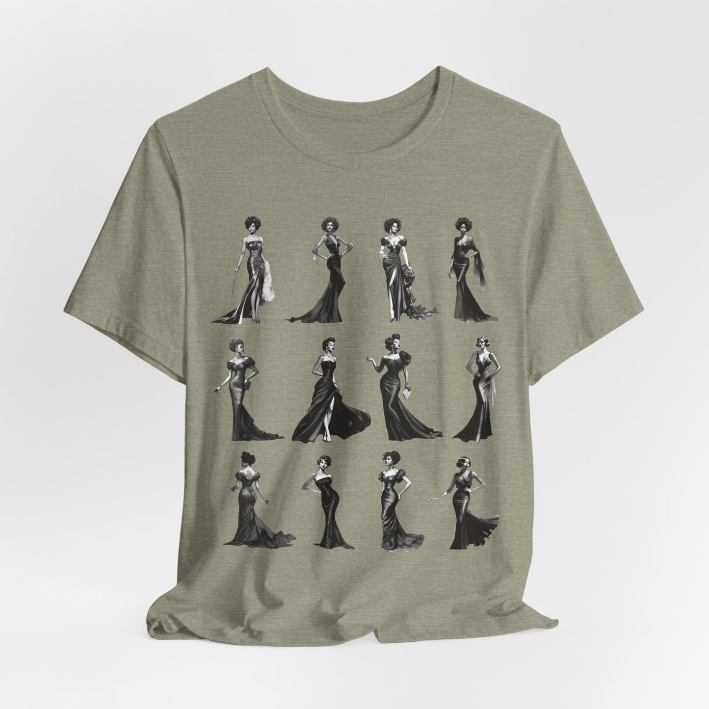 Black Dress Glamour T-shirt