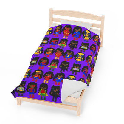 Girl Power Throw Blanket