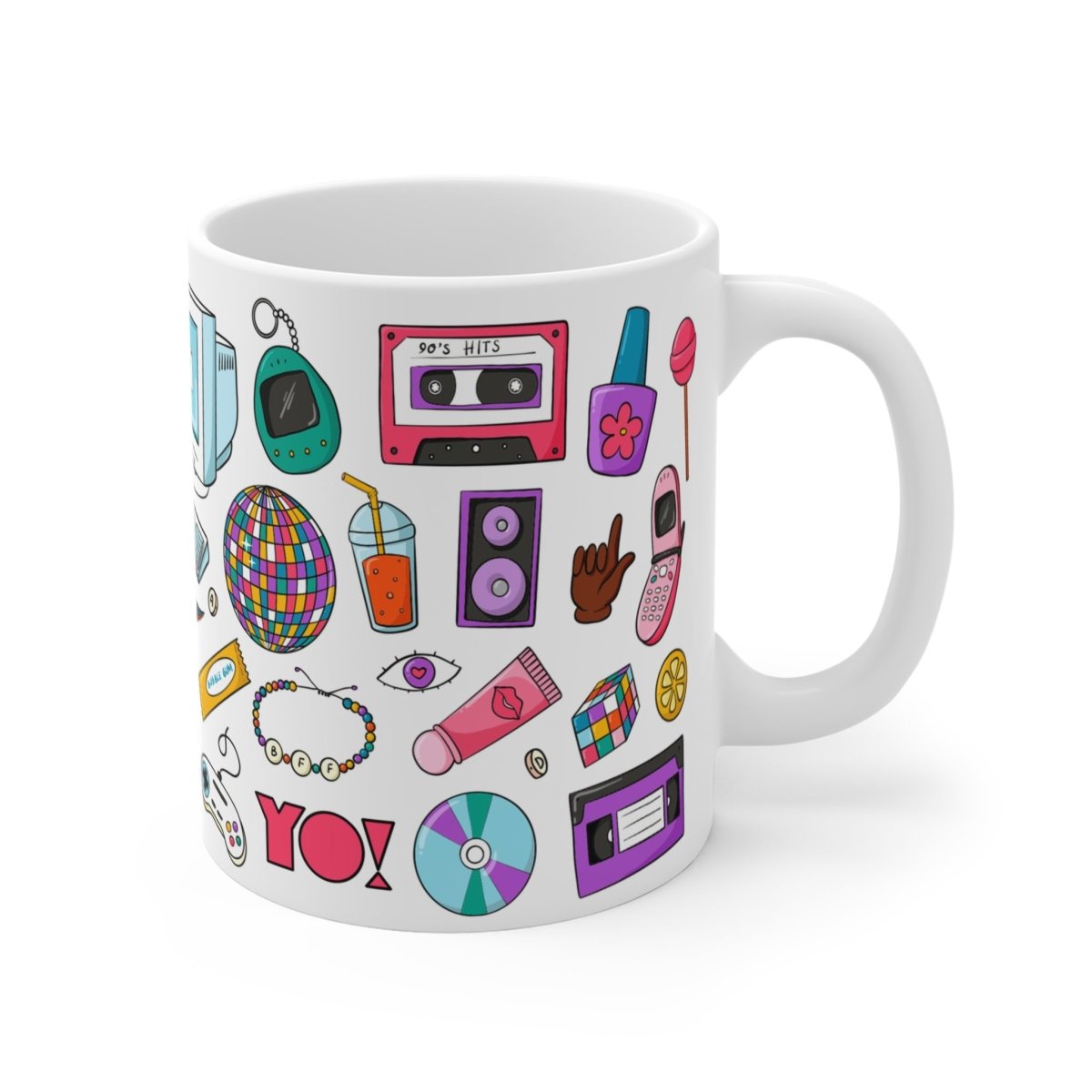 90s Pop Culture Mug - Afrocentric Art by The Trini Gee