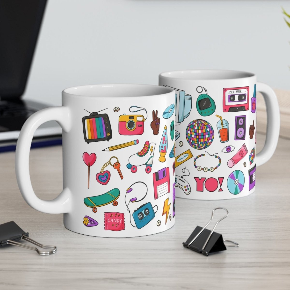 90s Pop Culture Mug - Afrocentric Art by The Trini Gee